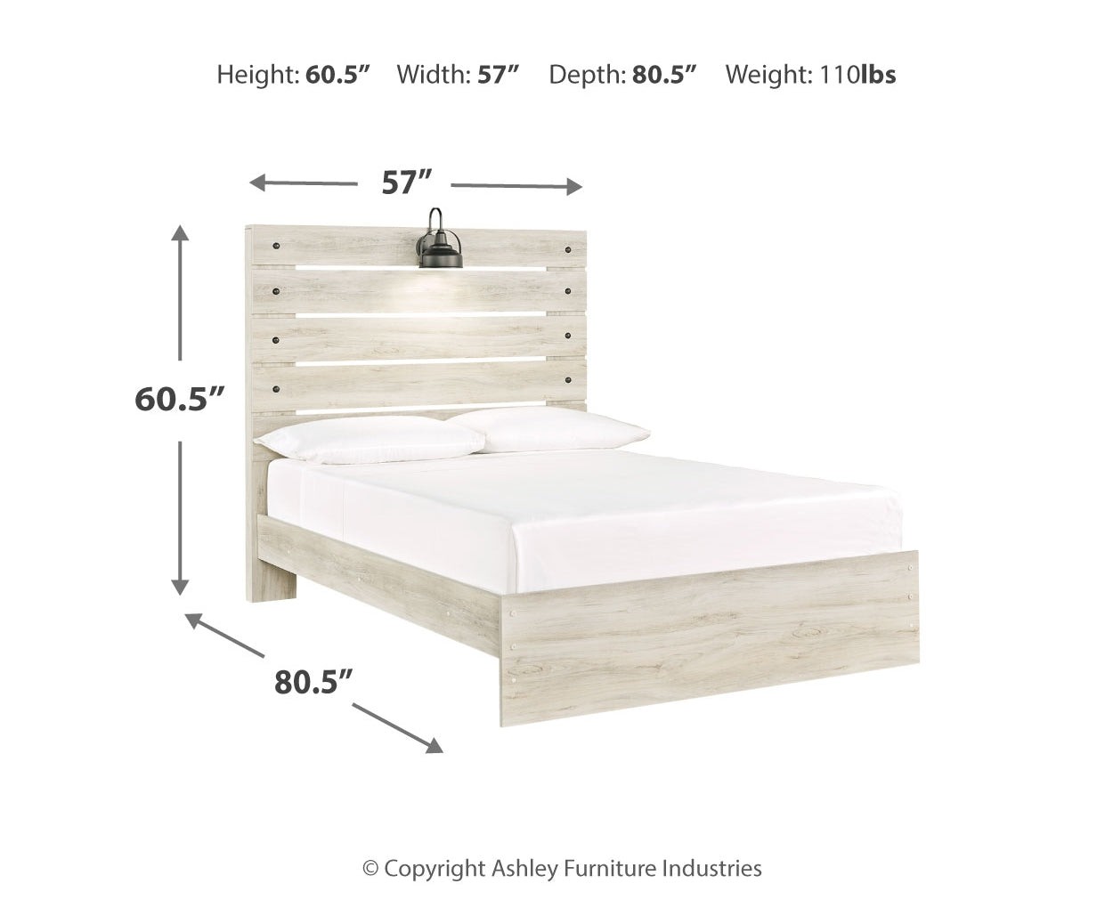 Cambeck Full Panel Bed