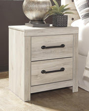 Cambeck Panel Headboard with Mirrored Dresser & Nightstand