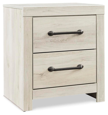 Cambeck Panel Headboard with Mirrored Dresser & Nightstand
