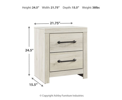 Cambeck Two Drawer Night Stand