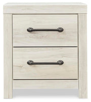 Cambeck Panel Headboard with Mirrored Dresser & Nightstand