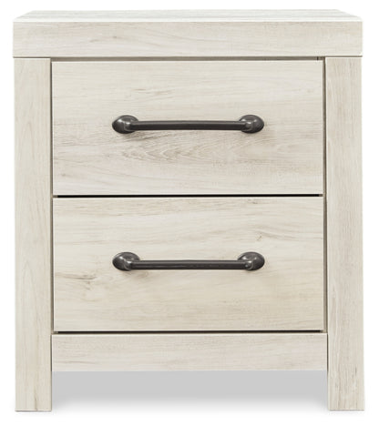 Cambeck King Panel Bed with Mirrored Dresser, Chest and Nightstand