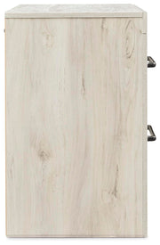 Cambeck Panel Headboard with Mirrored Dresser & Nightstand