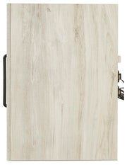 Cambeck Full Panel Bed with 2 Storage Drawers with Mirrored Dresser, Chest and Nightstand