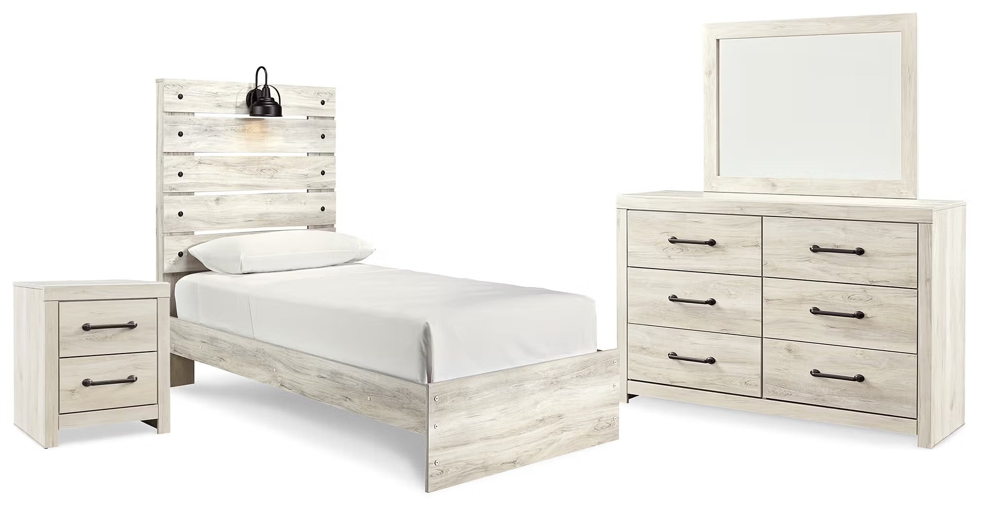 Juego de dormitorio Cambeck Queen de 4 piezas con almacenamiento