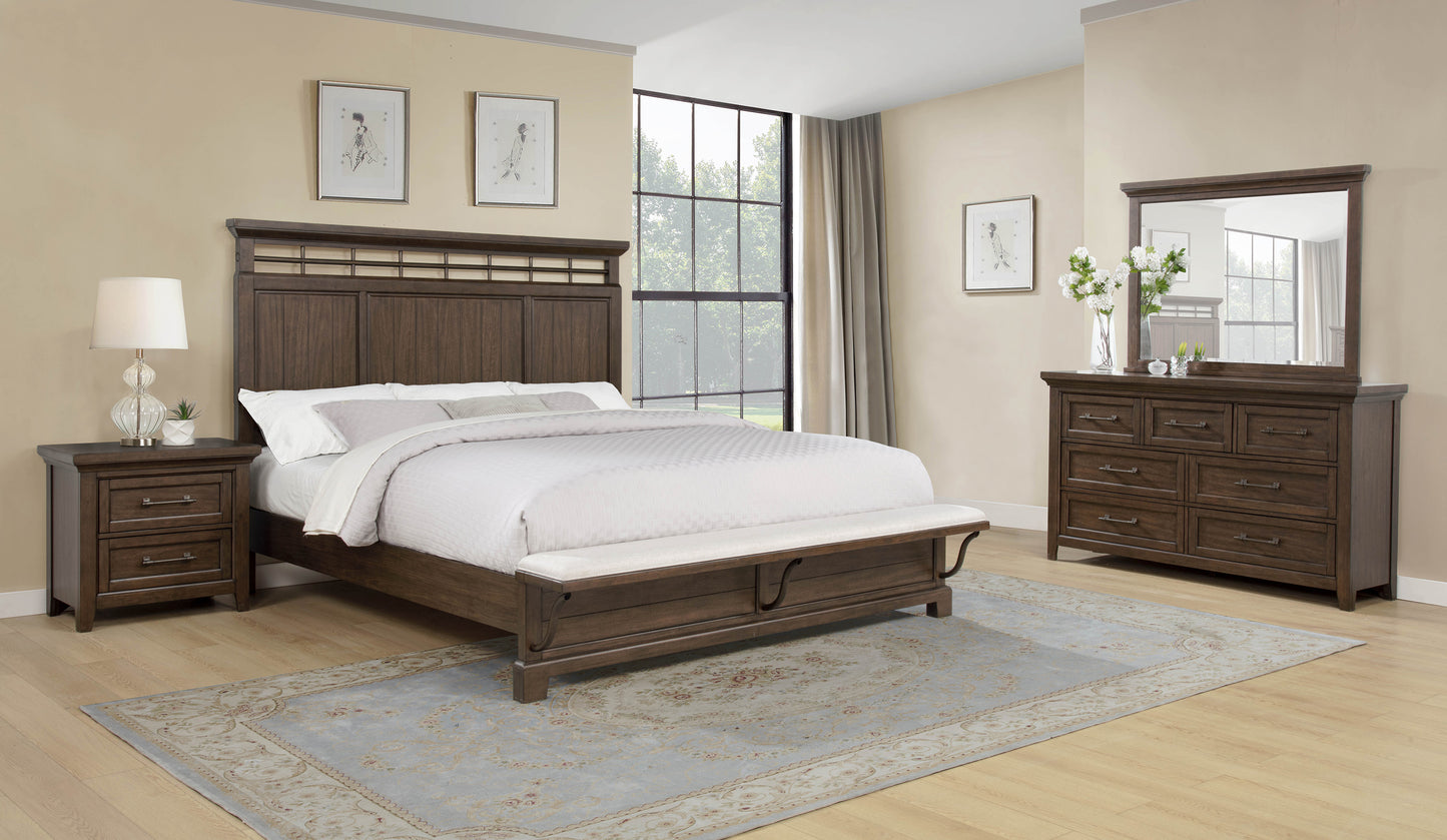 Beckett Night Stand-Brown
