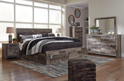 Derekson King Panel Bed with 6 Storage Drawers