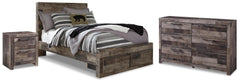 Derekson Full Storage Bed, Dresser and Nightstand
