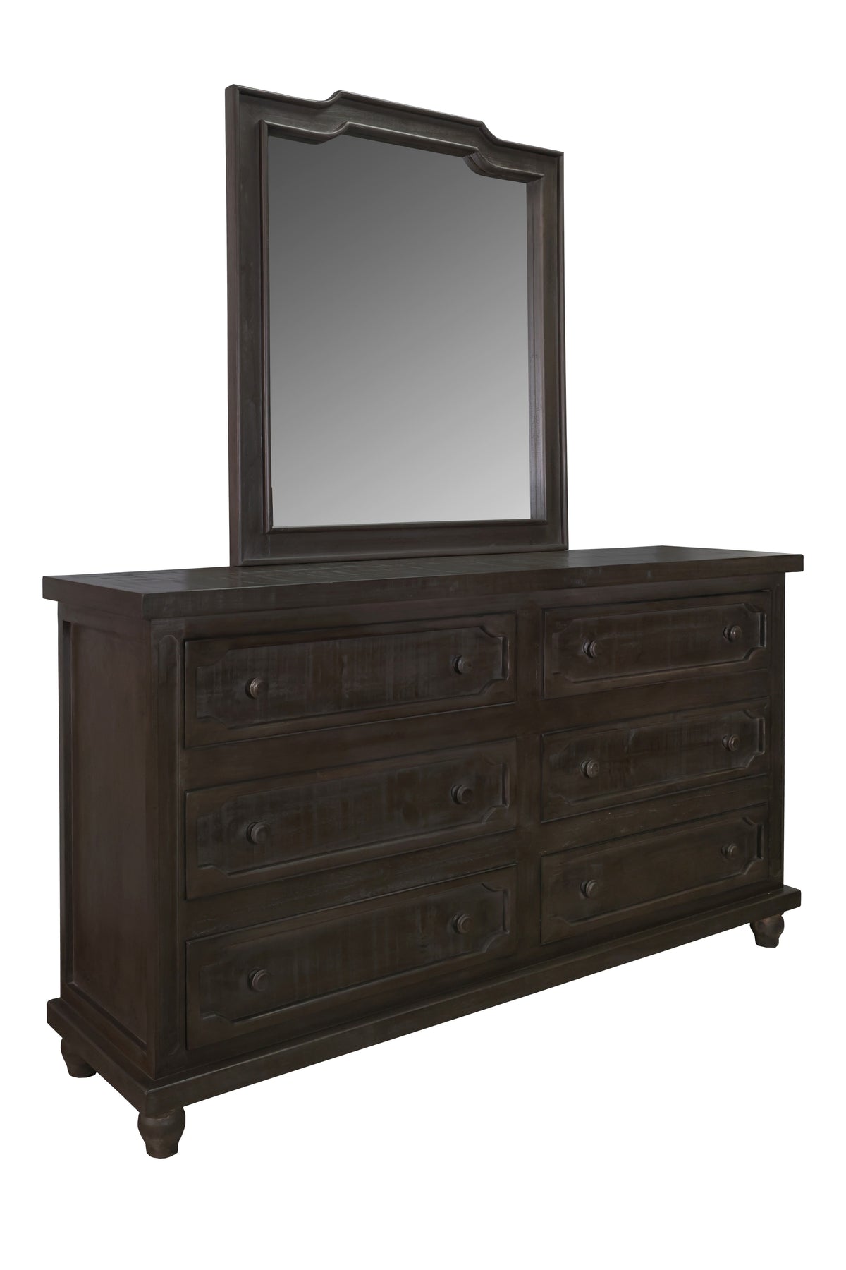 Puebla 6-Drawer Dresser with Mirror Set