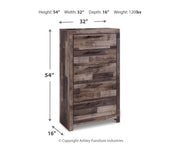 Derekson Five Drawer Chest
