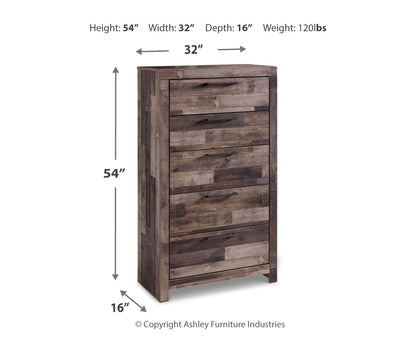 Derekson Five Drawer Chest