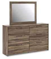 Elbrim Queen Panel Bed, Dresser, Mirror and Nightstand