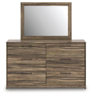 Elbrim Queen Panel Bed, Dresser, Mirror and Nightstand