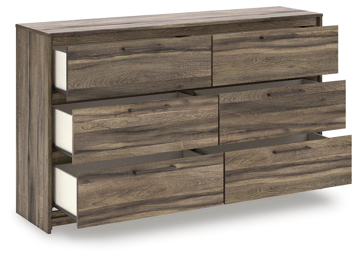 Baystorm Queen Panel Storage Bed, Dresser and Nightstand
