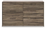 Baystorm Queen Panel Storage Bed, Dresser and Nightstand
