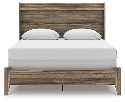 Elbrim Queen Panel Bed, Dresser, Mirror and Nightstand