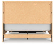 Elbrim Queen Panel Storage Bed, Dresser, Mirror and Nightstand