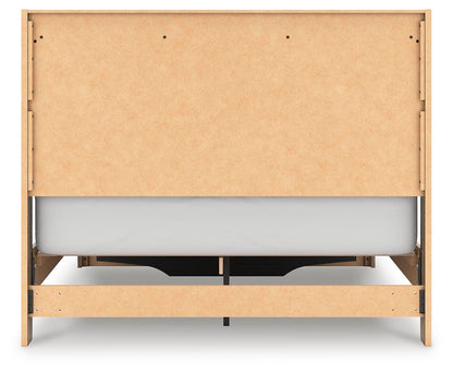 Elbrim Queen Panel Storage Bed, Dresser, Mirror and Nightstand