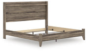 Elbrim King Panel Bed, Dresser, Mirror and Nightstand