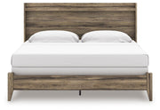 Elbrim King Panel Bed, Dresser, Mirror and Nightstand