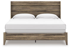 Elbrim King Panel Bed, Dresser, Mirror and Nightstand