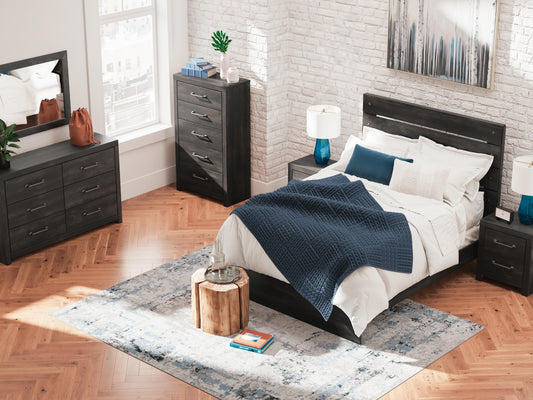 Delmorta Queen Panel Bed