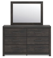 Hollivern Queen Panel Bed, Dresser, Mirror and Chest