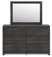 Hollivern Twin Panel Storage Bed, Dresser, Mirror and Chest