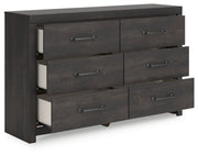 Delmorta Six Drawer Dresser