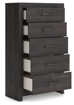 Delmorta Five Drawer Chest