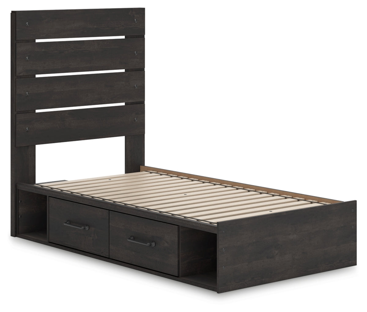 Delmorta Twin Panel Storage Bed