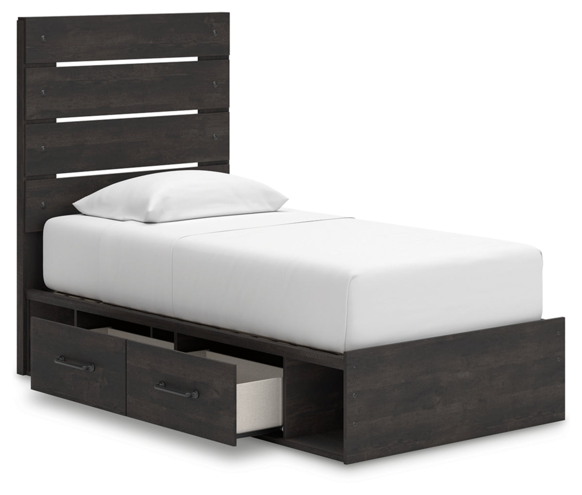 Delmorta Twin Panel Storage Bed