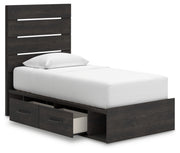 Delmorta Twin Panel Storage Bed