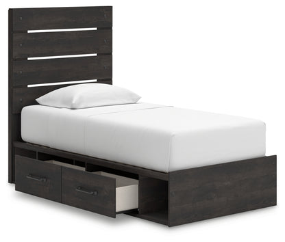 Delmorta Twin Panel Storage Bed