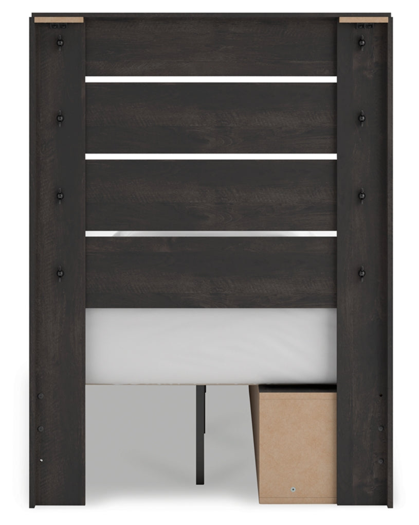 Delmorta Twin Panel Storage Bed