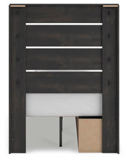 Hollivern Twin Panel Storage Bed, Dresser, Mirror and Chest