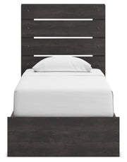 Hollivern Twin Panel Storage Bed, Dresser, Mirror and Nightstand