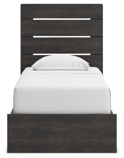 Delmorta Twin Panel Storage Bed