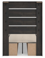 Delmorta Twin Panel Bed with Storage