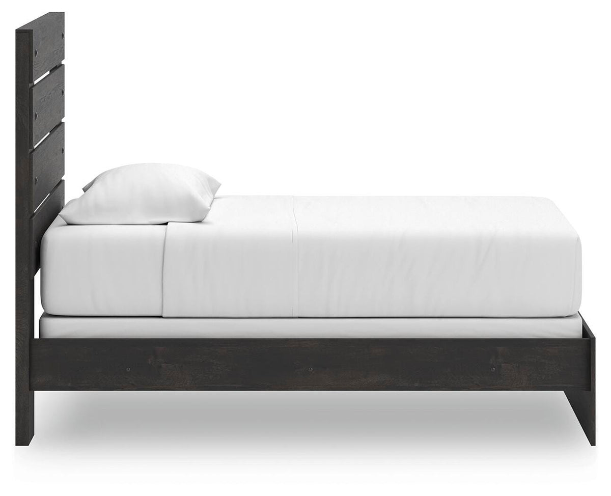 Hollivern Twin Panel Bed, Dresser and Mirror