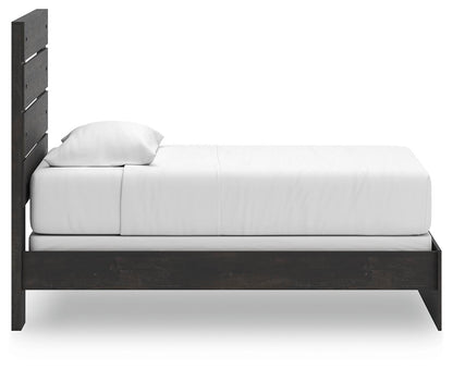 Hollivern Twin Panel Bed, Dresser and Mirror