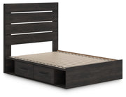 Delmorta Full Panel Storage Bed
