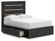 Delmorta Full Panel Storage Bed
