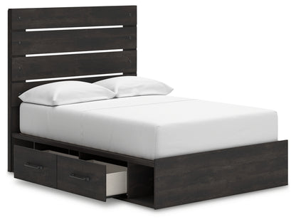 Delmorta Full Panel Storage Bed