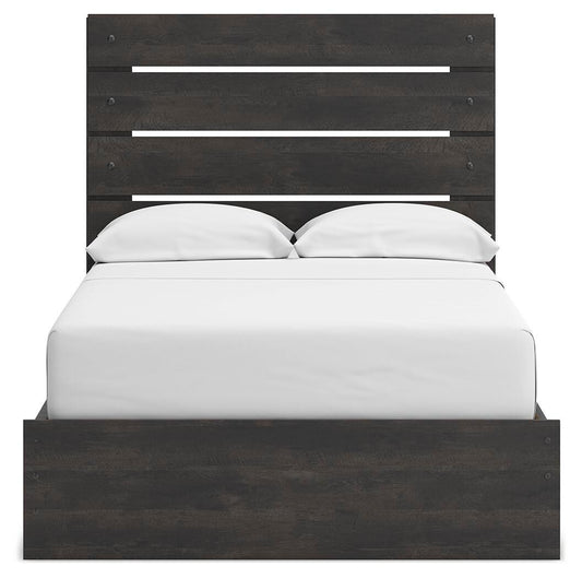 Delmorta Full Panel Storage Bed