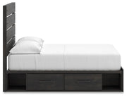 Delmorta Full Panel Storage Bed