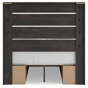Delmorta Full Panel Bed with Storage