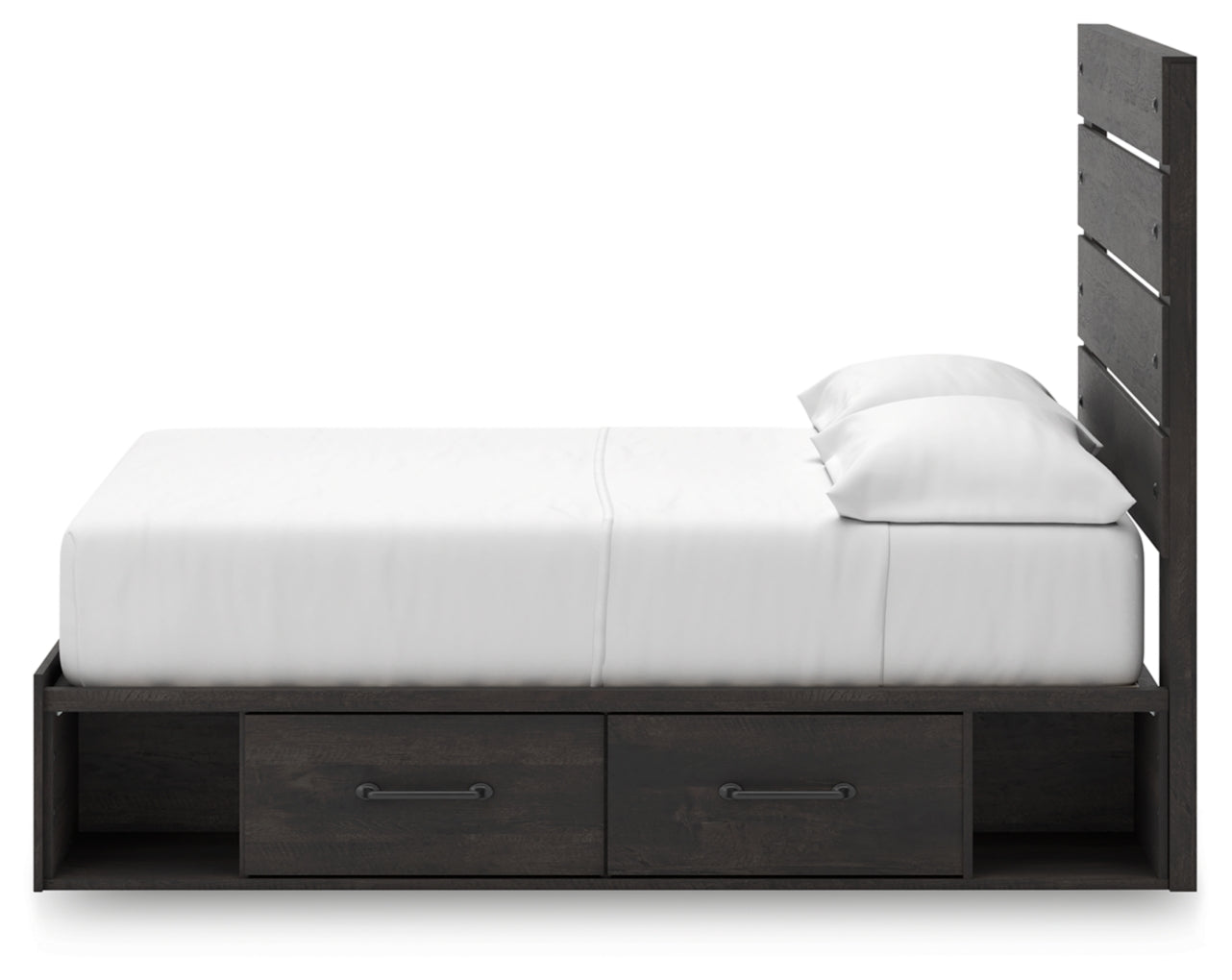 Delmorta Full Panel Bed with Storage