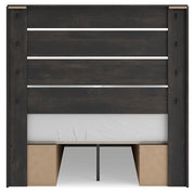 Delmorta Full Panel Bed with Storage