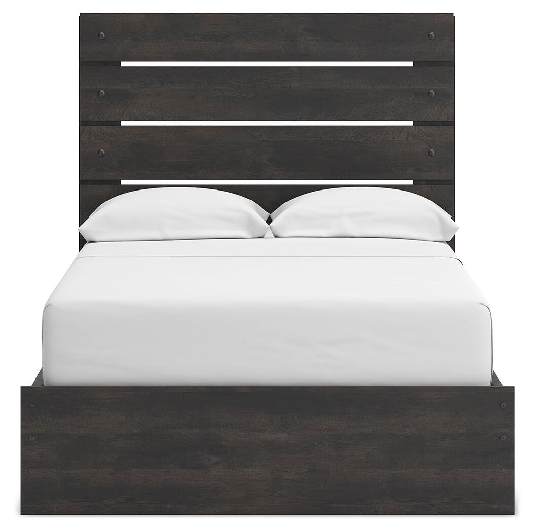 Delmorta Full Panel Bed with Storage
